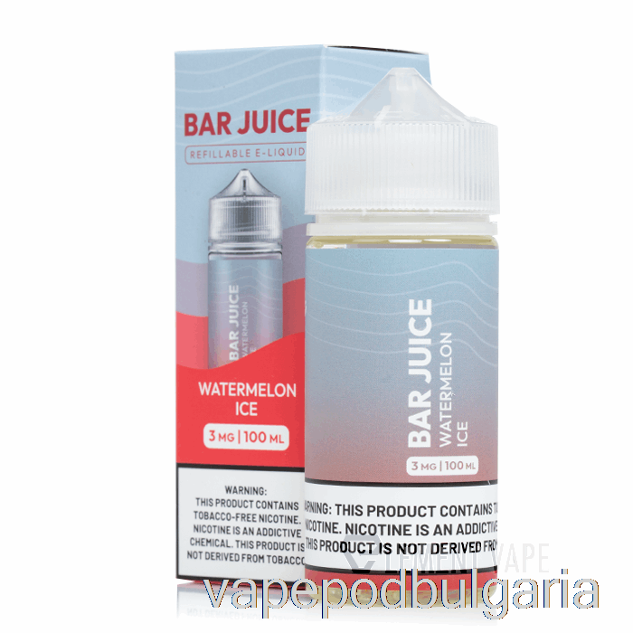 Vape Bulgaria лед от диня - бар сок - 100ml 0mg